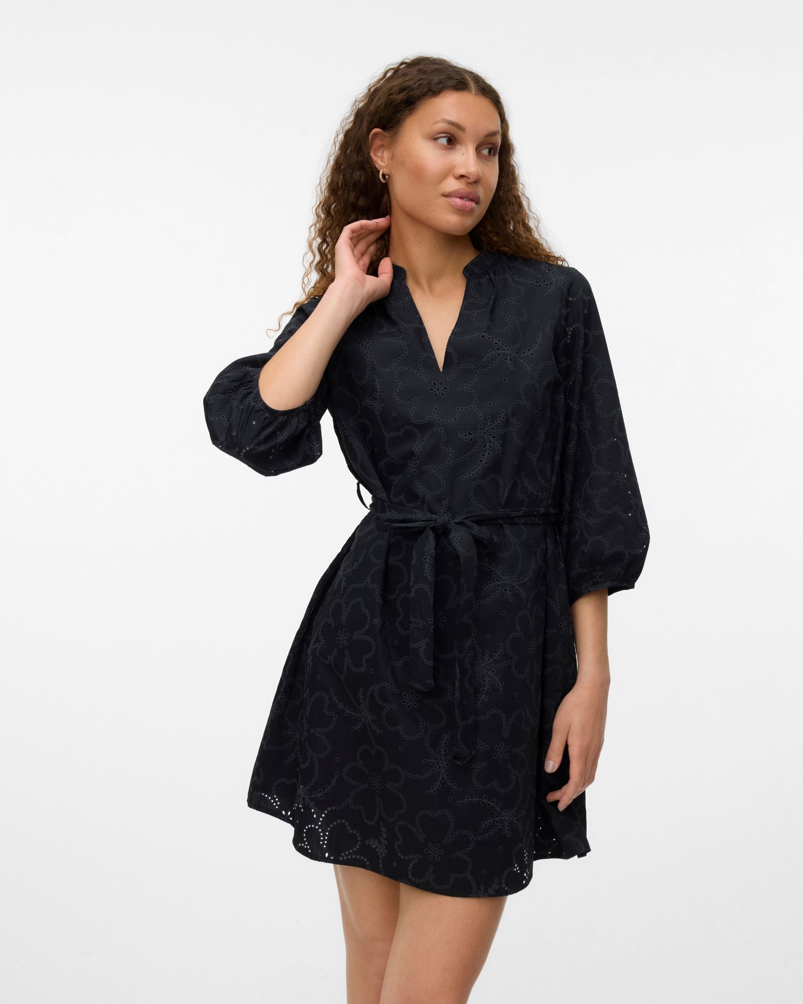 VMDORA LONG SLEEVE MINI DRESS
